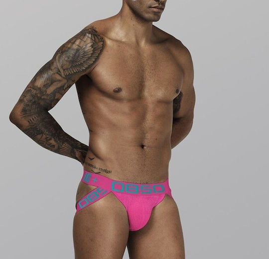 Kinksters Jockstrap Sexy pentru bărbați Roz