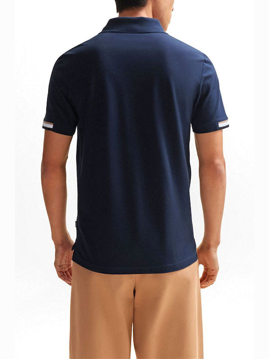 Boss Parlay Tricou Polo Albastru Închis