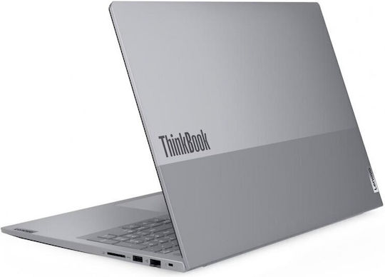 Lenovo ThinkBook 16 G9 IRL 16" IPS FHD+ (5-210H/16GB/512GB SSD/W11 Pro) Арктическо сиво (UK Клавиатура)