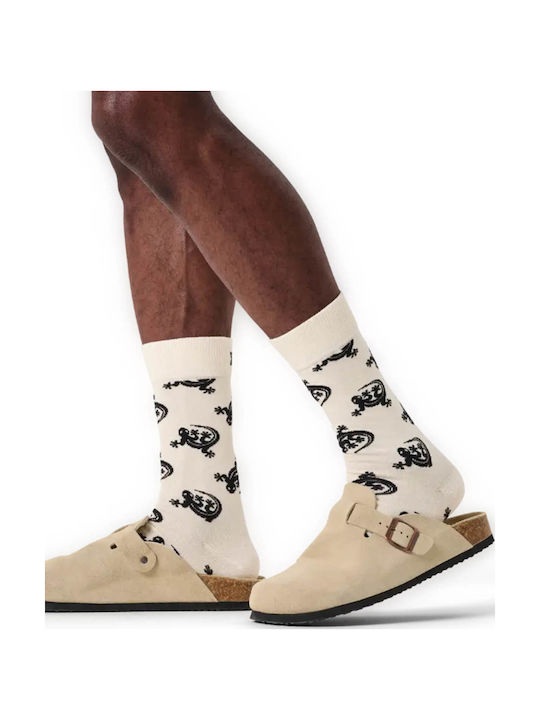 Happy Socks Sock Multi Ανδρικές Κάλτσες Μπεζ