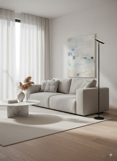 Trio Lighting LED Floor Lamp with Adjustable White Light 1900lm Black