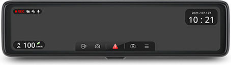 Mio R860WD 1080P Mirror Car DVR Set with Rear Camera, 11.26" Display with Clip
