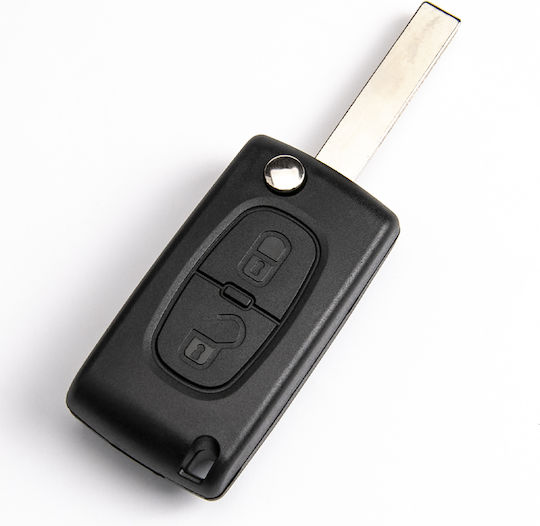 Telecomandă Cheie Auto Electronică Peugeot 307 207 206 Partner Expert Hu83 433mhz