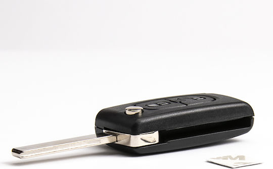 Telecomandă Cheie Auto Electronică Peugeot 307 207 206 Partner Expert Hu83 433mhz