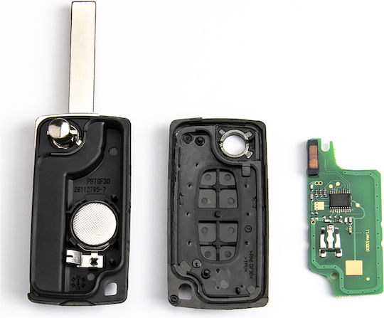 Telecomandă Cheie Auto Electronică Peugeot 307 207 206 Partner Expert Hu83 433mhz