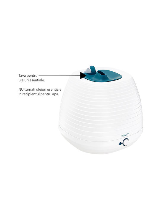 Vitammy Lumini LED Dispozitiv de aromaterapie cu temporizator Alb 2700ml