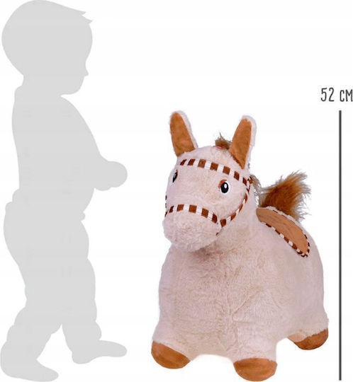Jokomisiada Hop Hop Horse Brown 52cm.