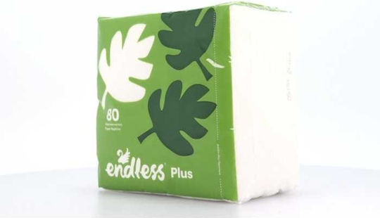 Endless Plus 80 White Napkins 30x30cm