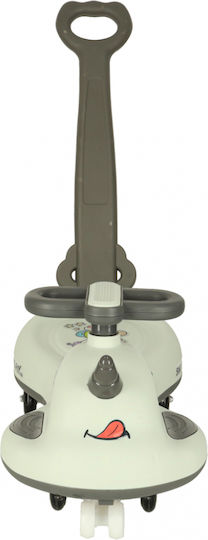 ikonka Baby Lauflernhilfe mit Elterngriff für 36+ Monate Weiß