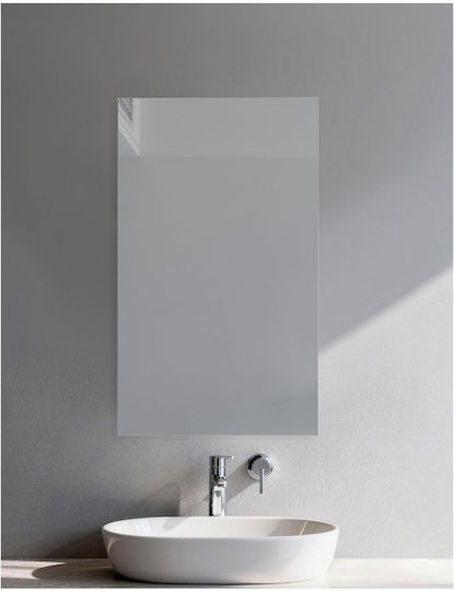 Sparke Rechteckiger Badezimmerspiegel LED 60x90cm Weiß