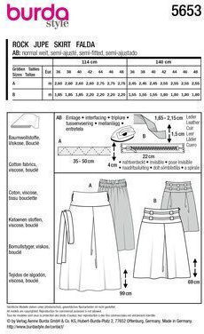BurdaStyle Хартия за шиене от кожа
