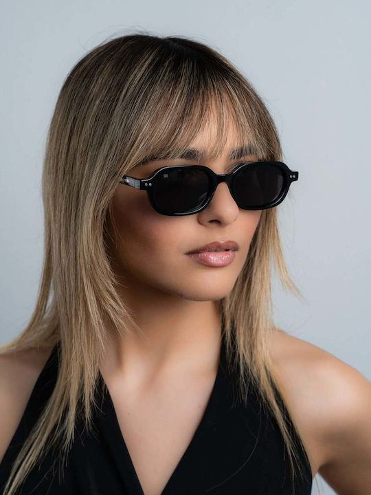 Red Raven Connor Unisex Sunglasses with Black Frame and Black Lens rd-000018-BLACK-52658634162510