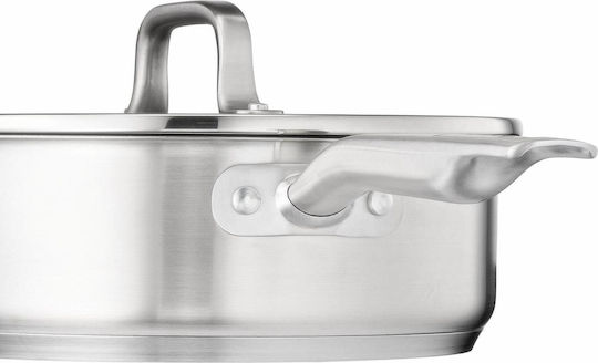 Tefal Virtuoso Saute With Lid made of Stainless Steel with Non-Stick Coating 24cm
