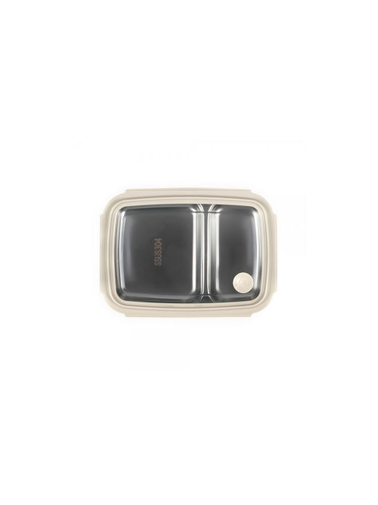 Livoo Lunchbox Inox Beige 1000ml 1Stück