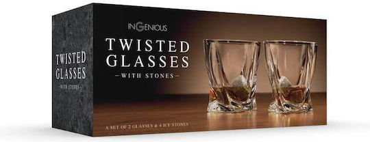 The Source Set Glasses Cocktail/Drinking from Glass in Grey Colour 2 Pieces
