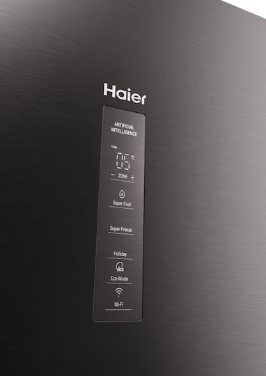 Haier Kühl-Gefrierkombination 406Es Total NoFrost H205xB59.5xT66.7cm. Inox HDPW3620DNPD