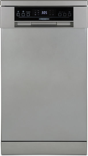 Carad Freistehender Geschirrspüler für 9 Gedecke B45xH84.5cm Inox