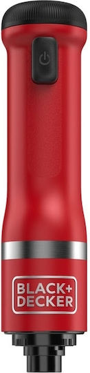 Black & Decker Handmixer mit Inox-Stab Rot