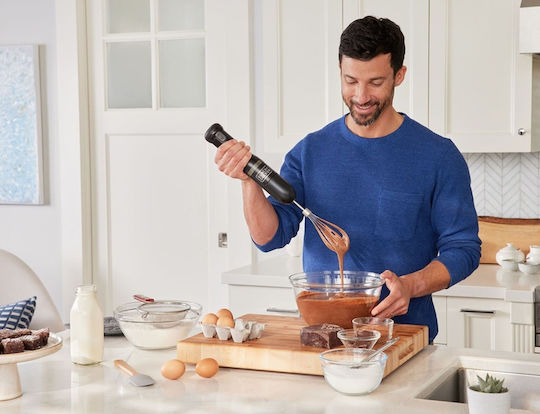 Black & Decker Ραβδομπλέντερ με Ανοξείδωτη Ράβδο Μαύρο