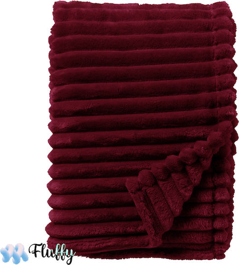 Cosy All Seasons Одеяло Велур Кинг сайз 220x240см. Бордо