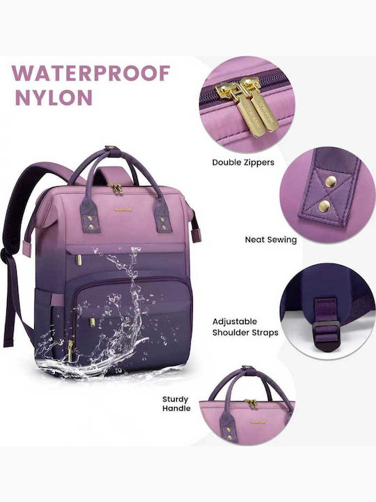 Lovevook Τσάντα Πλάτης για Laptop pink/purple MB2197