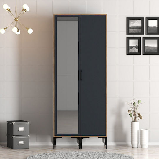 Kleiderschrank Doppeltür Rs 80x47x201cm