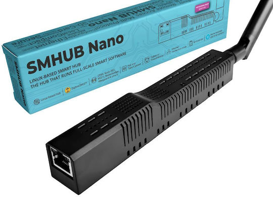 Smlight Smhub Nano Mg24 – Zigbee Ethernet Poe Usb Wi-fi Adapter Controller 1τμχ
