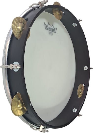 Remo Black Plastic Hand Tambourine