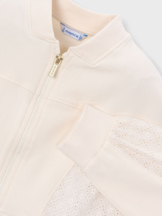 Kids Cardigan Cotton Beige