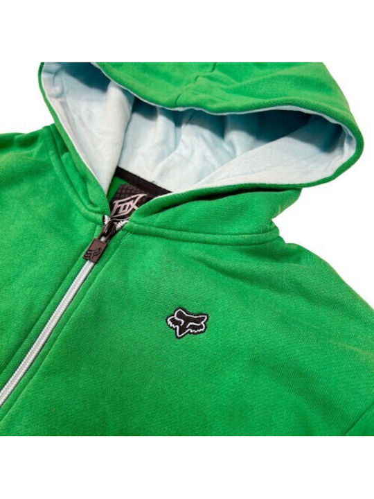 Kids Cardigan Fleece Green