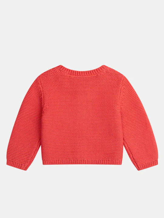 Kinderstrickjacke Gestrickt Rosa