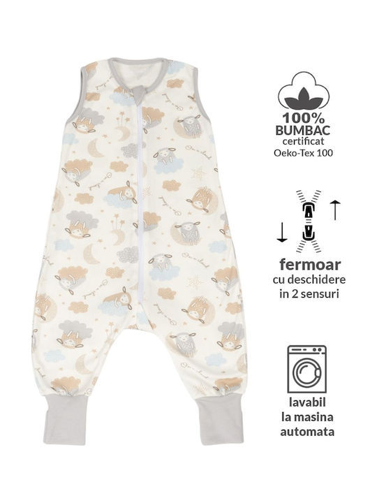Kidizi Sommer Schlafsack mit Füßen 0.5 Tog Galaxy Cloud