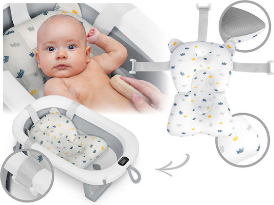 Ricokids Babybadewanne mit Basis mit Thermometer Weiß