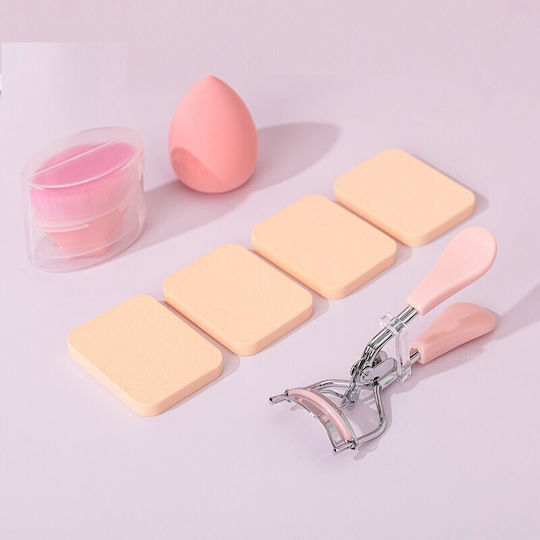 Make Up Sponges & Eyelash Curler Set 7 Pieces