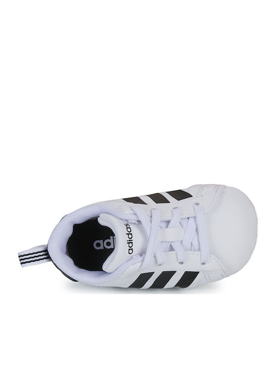 adidas Βρεφικά Sneakers Αγκαλιάς Λευκά Court