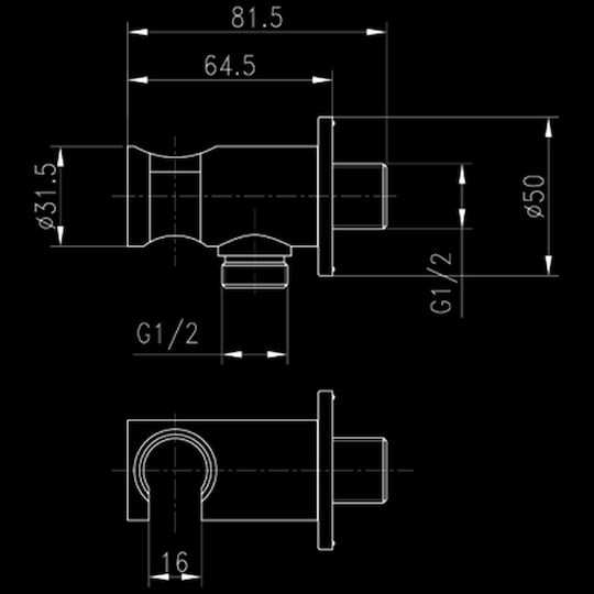 Vinci Vincirain Family B776013 Weiß Matt Küchen- und Badezimmerarmaturenzubehör