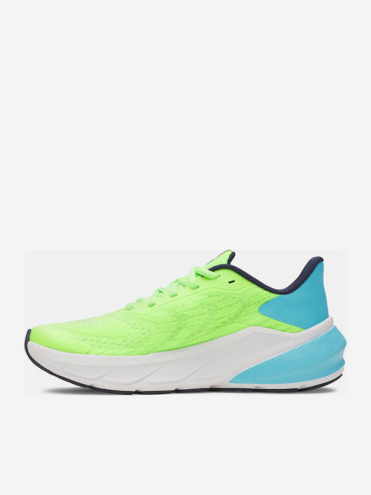 Kids Sports Shoes Running with Laces Green