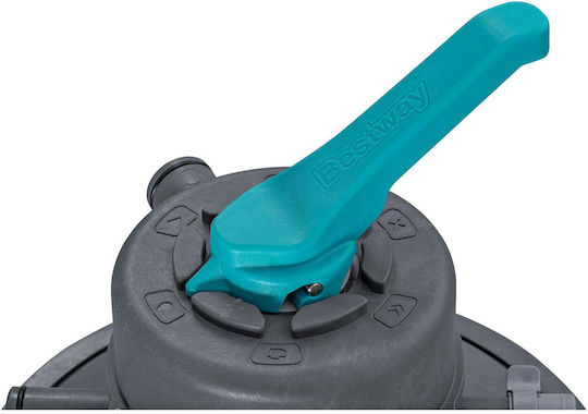 Bestway Poolwasserpumpe Filter Einphasig mit Maximale Versorgung 3596 lt/h + 25kg Sand
