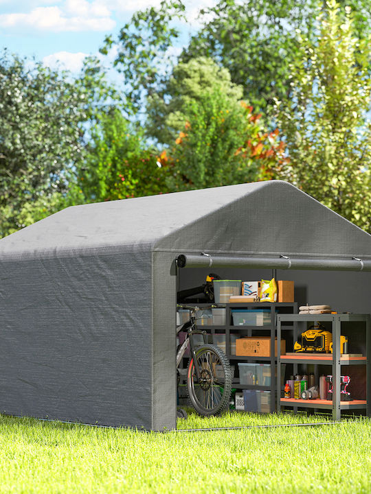 Outsunny Τέντα Βεράντας Γκρι 2x2.38m