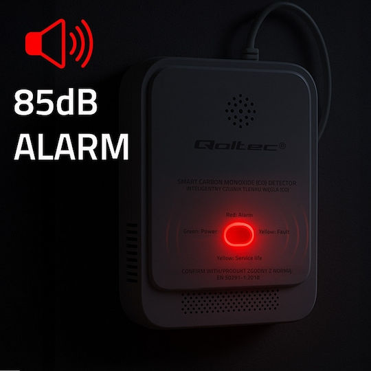 Qoltec Carbon Monoxide Detector