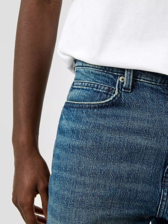 Pantalon De Blugi Pentru Bărbați Relaxed Tapered Fit Albastru Marin Închis