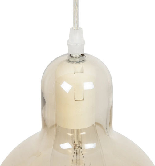 GloboStar Lucrezia Pendant Light Honey with Socket E27 18x18x24cm