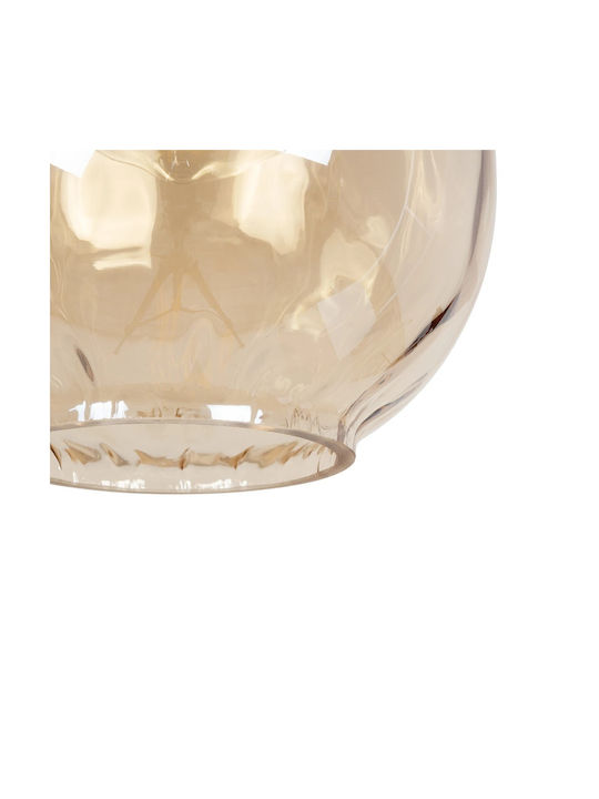 GloboStar Noah Pendant Light Honey with Socket E27 16x16x32cm