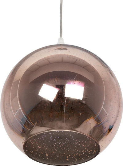 GloboStar Jupiter Κρεμαστό Φωτιστικό Πολύχρωμο με Ντουί E27 25x25x26εκ.