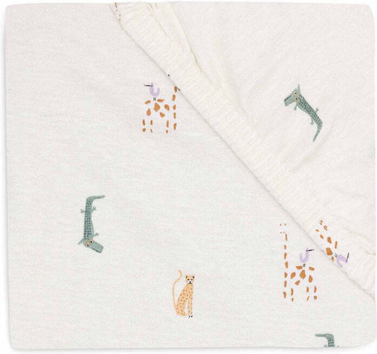 Jollein Baby Sheet Crib Cotton Fitted 70x140cm
