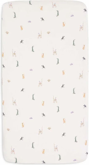 Jollein Baby Sheet Crib Cotton Fitted 70x140cm