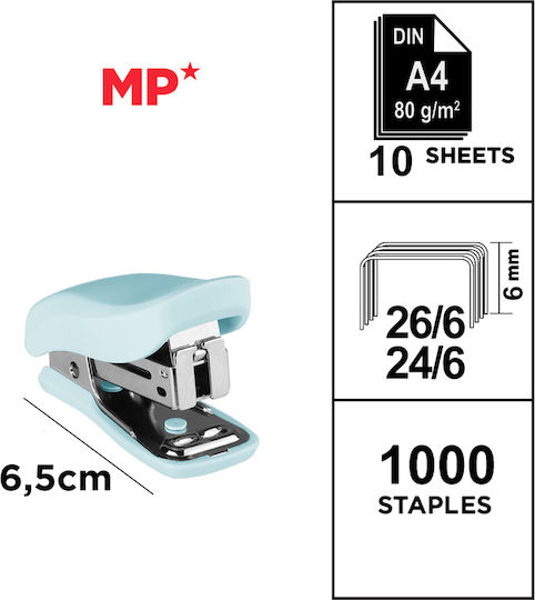 Madrid Papel Mini Büroklammern Handwerkzeug Himmelblau