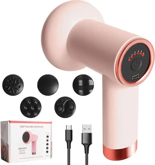 Factory Gun Massage for the Neck, the Back, the Legs & the Body with Vibration Pink
