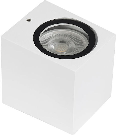 kelvo Burano Wall-Mounted Outdoor Spot GU10 IP65 8x8x7cm