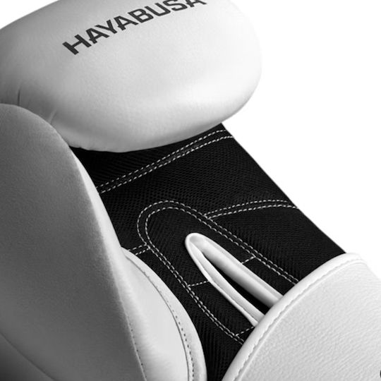 Hayabusa Γάντια Πυγμαχίας Δερμάτινα για Αγώνα Λευκά